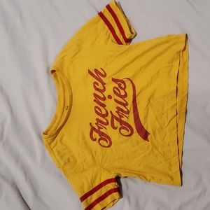 ✨️2FOR10✨️Crop top "French fries"